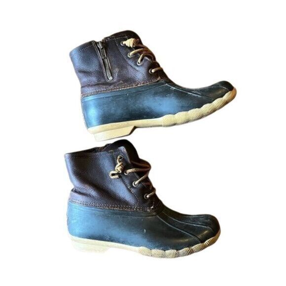 Sperry Leather Upper Duck Boots - Picture 1 of 7